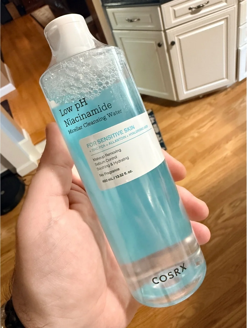 COSRX Low pH Niacinamide Micellar Cleansing Water for Sensitive Skin 11.52 fl oz